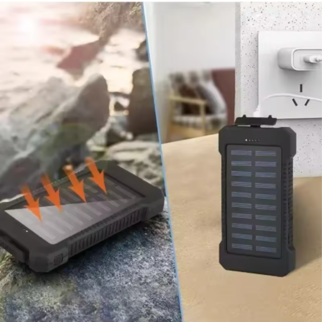 Solárna powerbanka Compass - 8 000 mAh