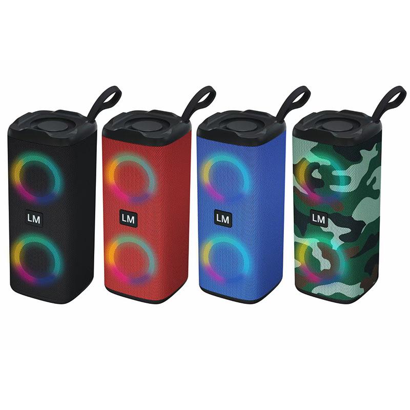 Bezdrôtový Bluetooth reproduktor s duálnym LED osvetlením