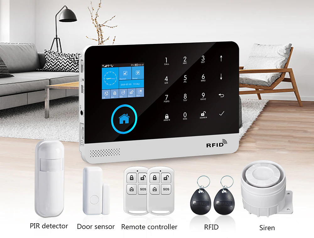 Bezdrôtový alarm 2G GSM + Wi-Fi