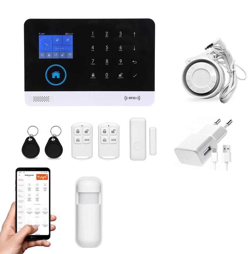 Bezdrôtový alarm 2G GSM + Wi-Fi