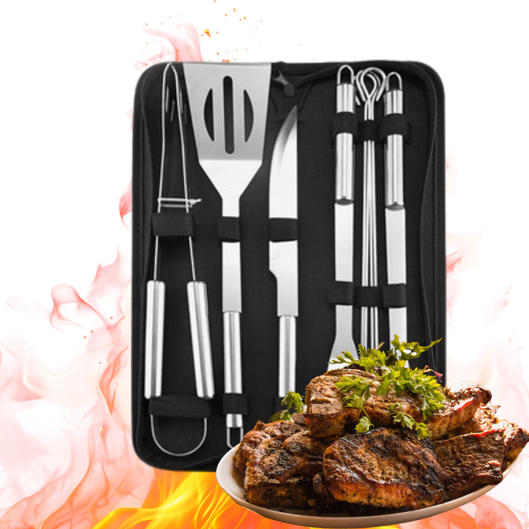 Nástroje na grilovanie | Sada BBQ nástrojov 9 ks