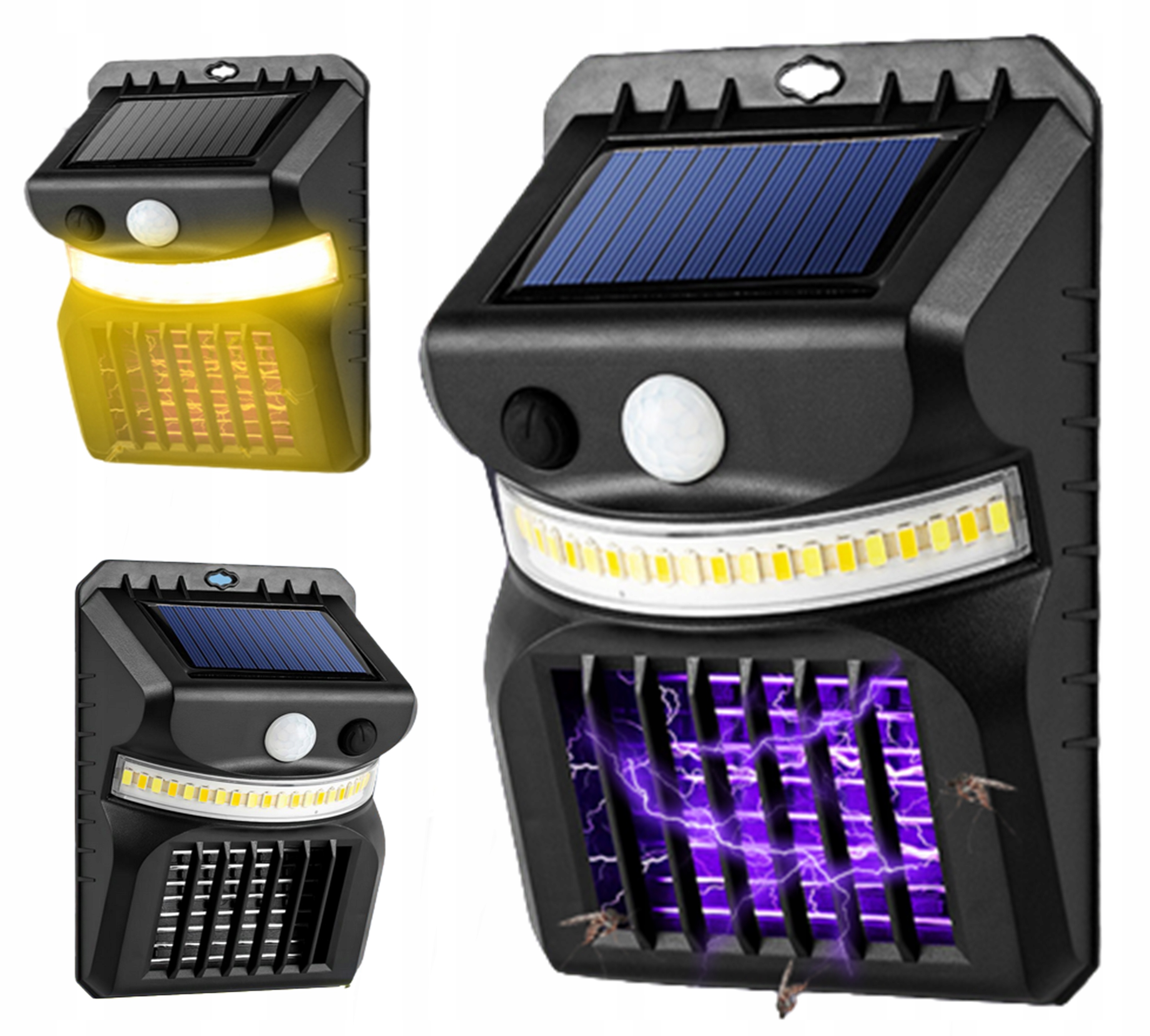 Solárna nástenná lampa s funkciou odpudzovania hmyzu