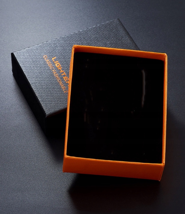 Plazmový Chrómový Zapaľovač s USB a LED