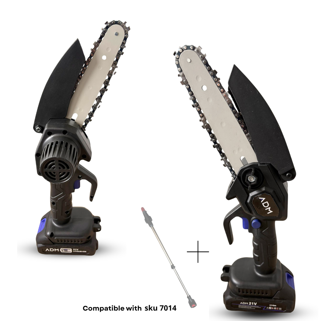 Bezdrôtová mini elektrická píla ADM - modrá a čierna