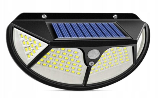 SOLÁRNA LAMPA 102 LED s Pohybovým a Súmrakovým Senzorom
