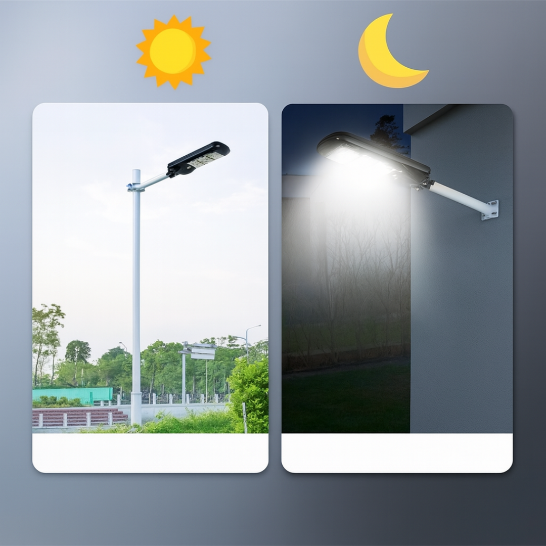 Solárna lampa 400W s diaľkovým ovládaním