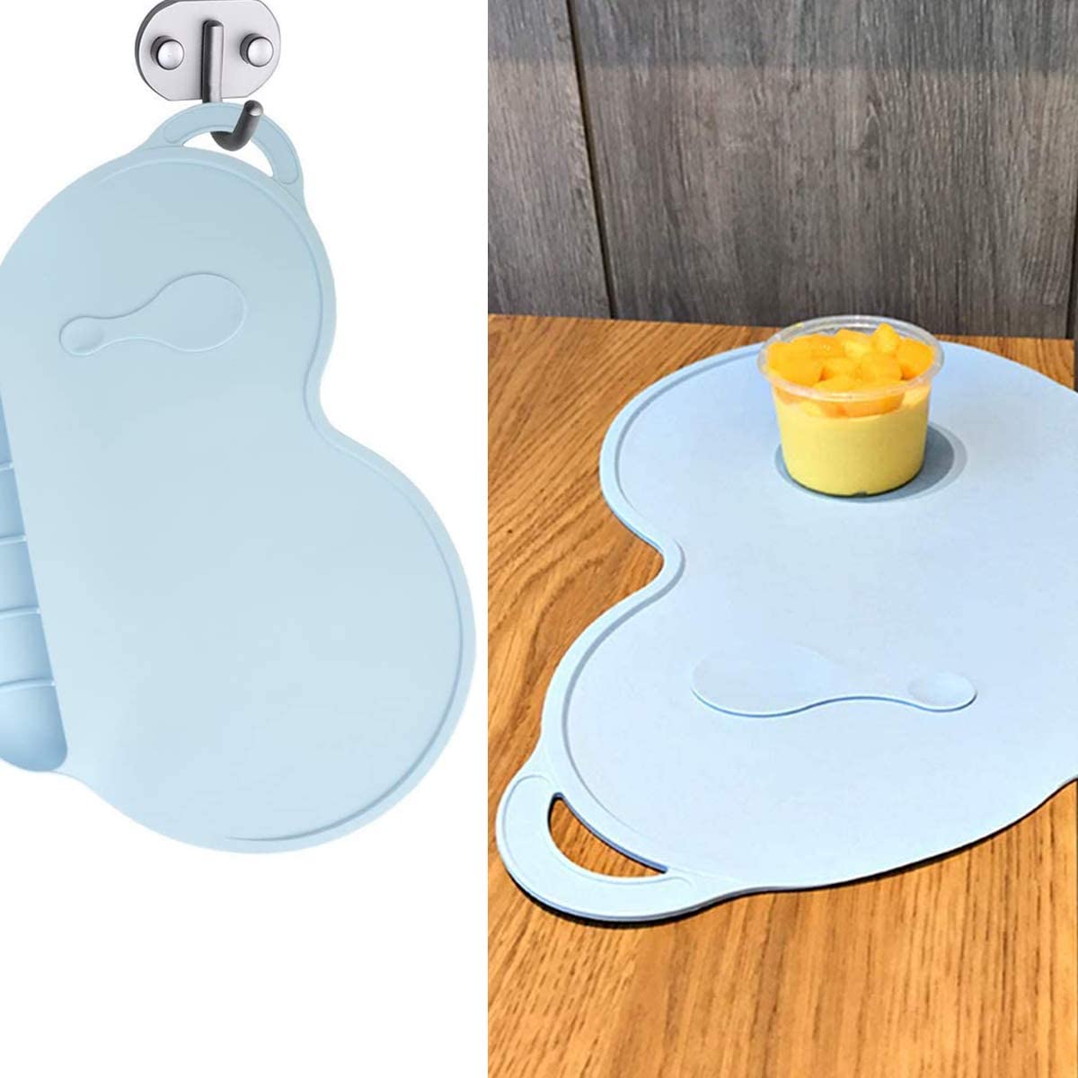 NEŠMYKĽAVÁ SILIKÓNOVÁ PODLOŽKA PRE DETI 40X27CM