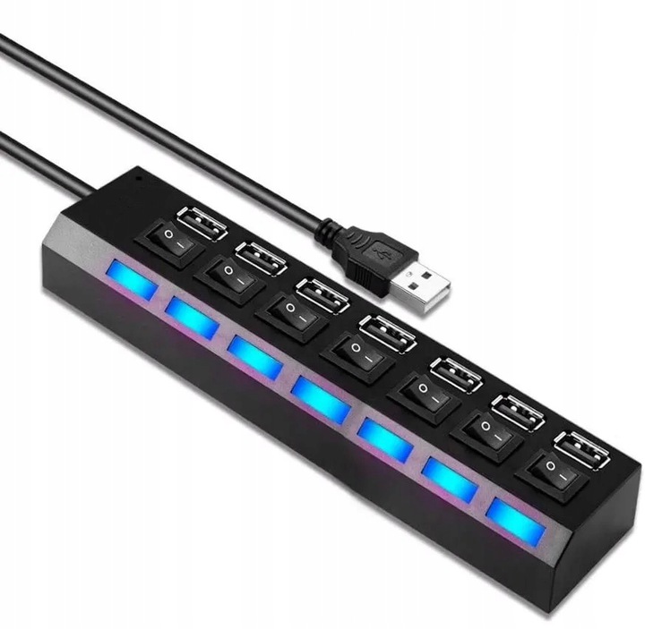 USB hub s 7 portami USB 2.0