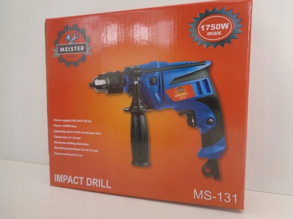 Elektrická kladivová vŕtačka 1500W od značky Meister Tools