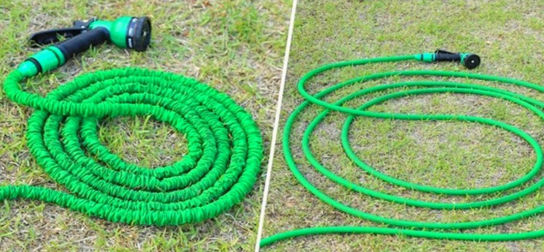 Rozťahovacia záhradná hadica s 7-režimovým postrekovačom – 30 m/45 m