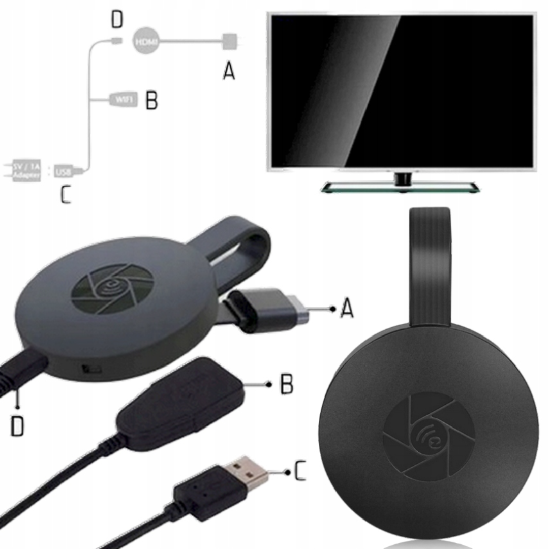 Chromecast TV streamingové zariadenie 4K - čierne