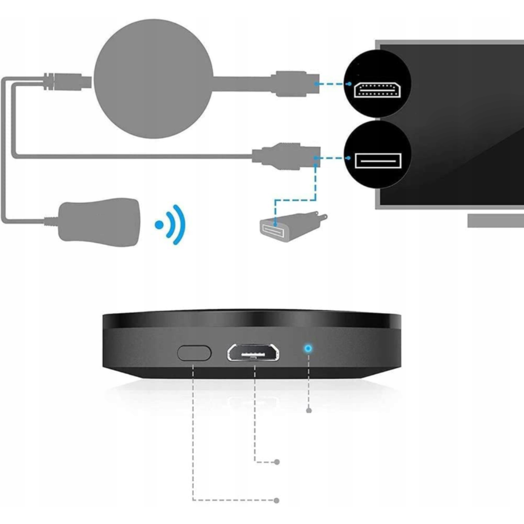 Chromecast TV streamingové zariadenie 4K - čierne