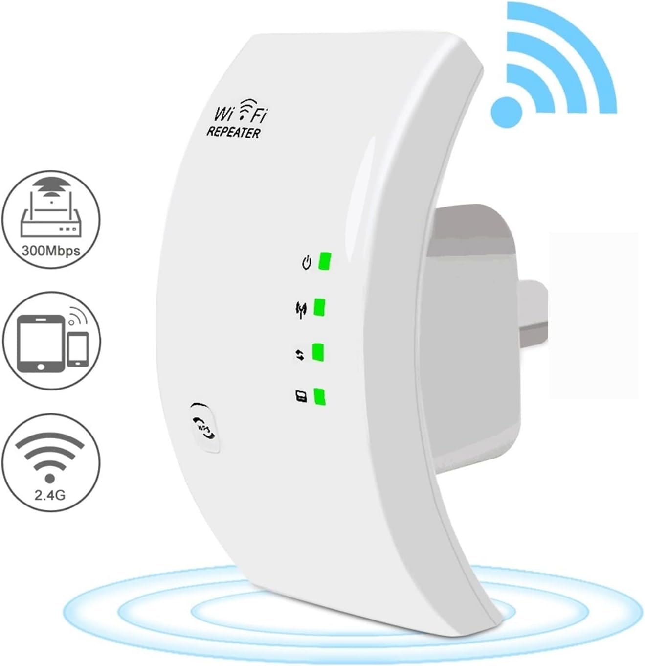 Zosilňovač Wi-Fi signálu – opakovač – 300 Mbps