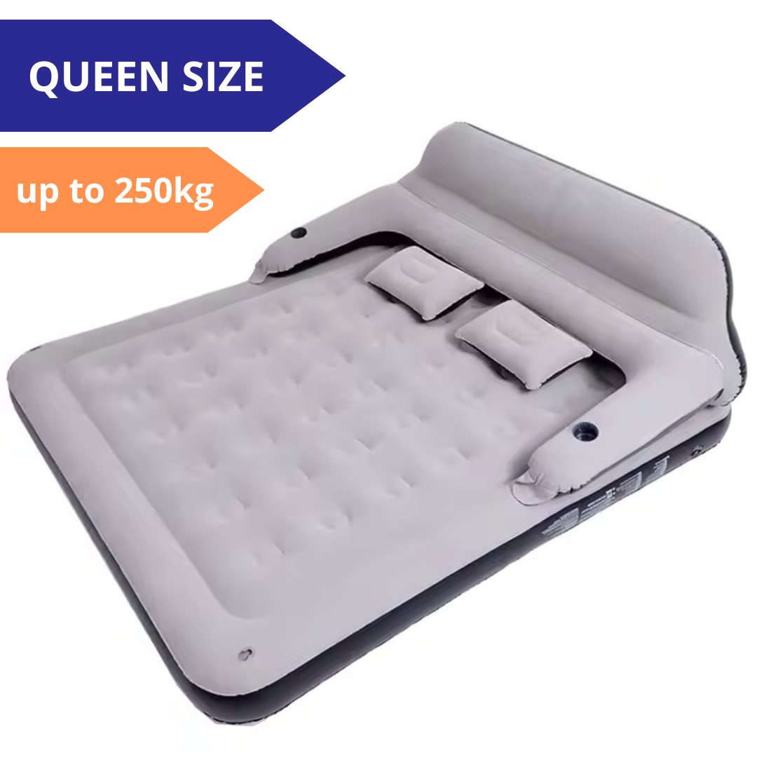 Nafukovací matrac queen size s opierkou hlavy – nosnosť 250 kg
