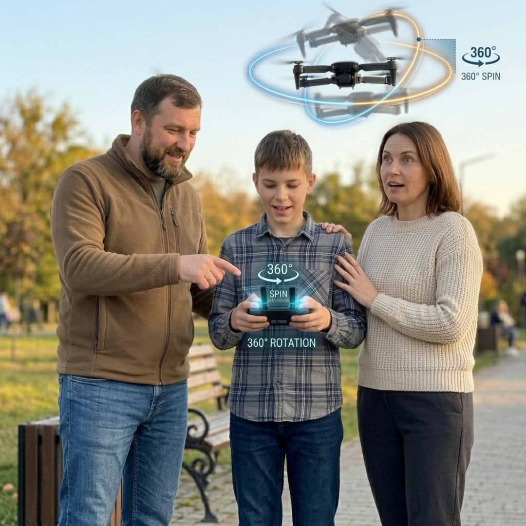 Skladací dron s 4K kamerou