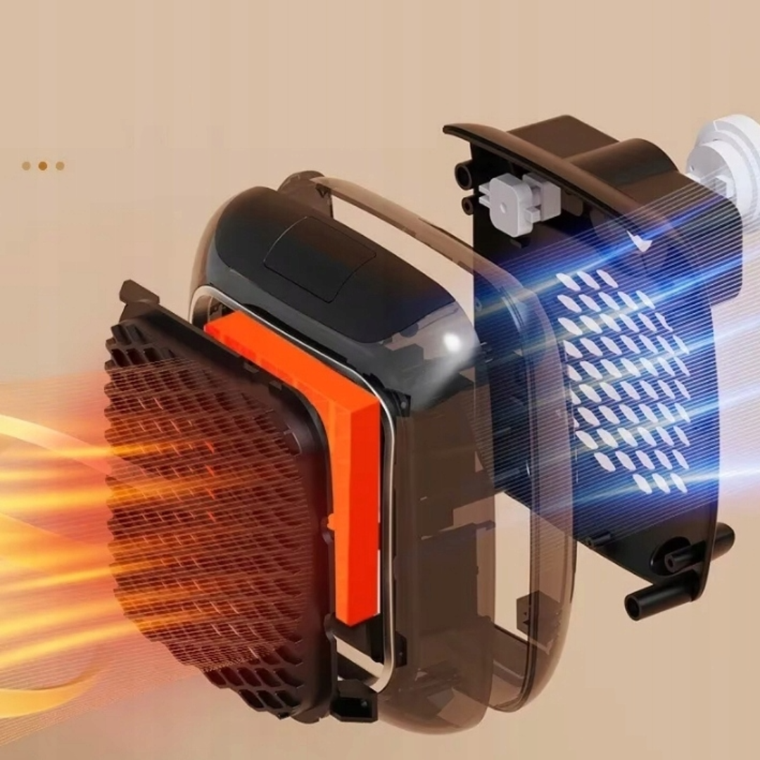 Kompaktný elektrický ohrievač - okamžité teplo