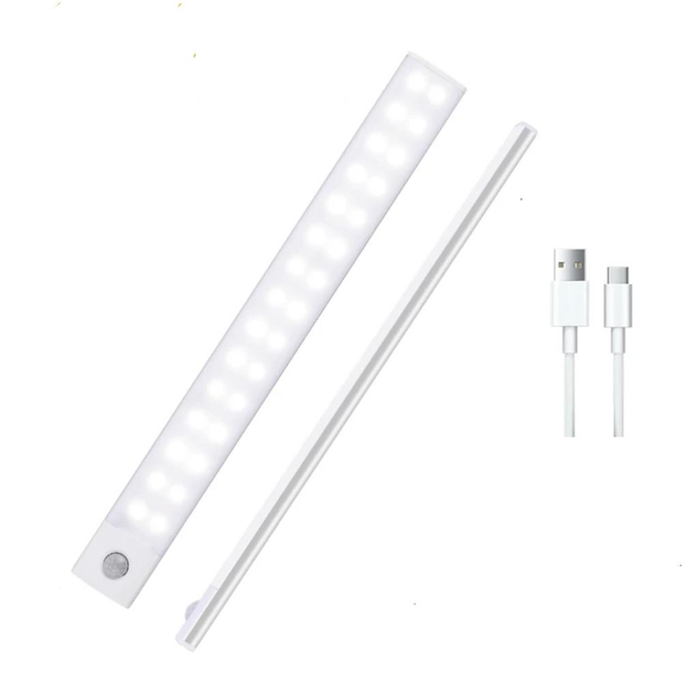 Inteligentná LED lampa s pohybovým senzorom, 30 cm