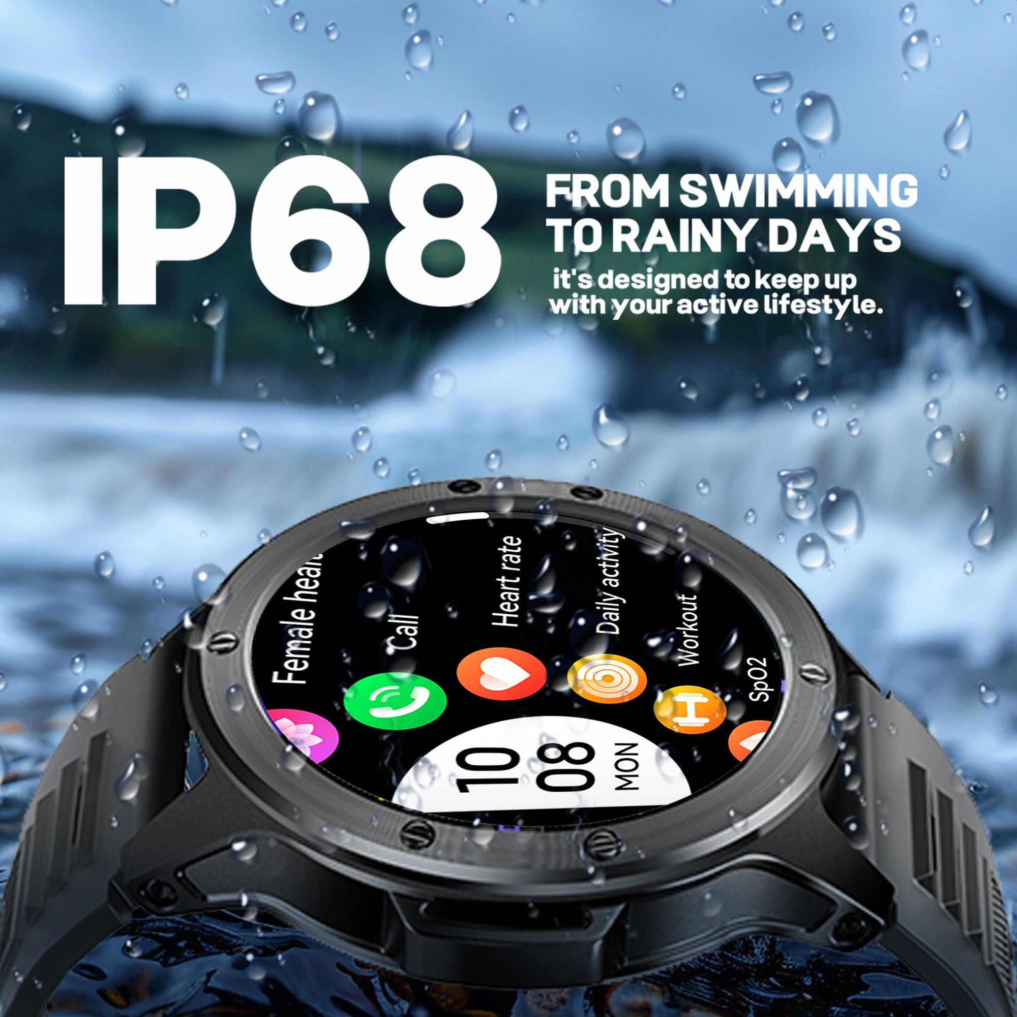 Smartwatch V21 s baterkou a viac ako 100 športovými režimami