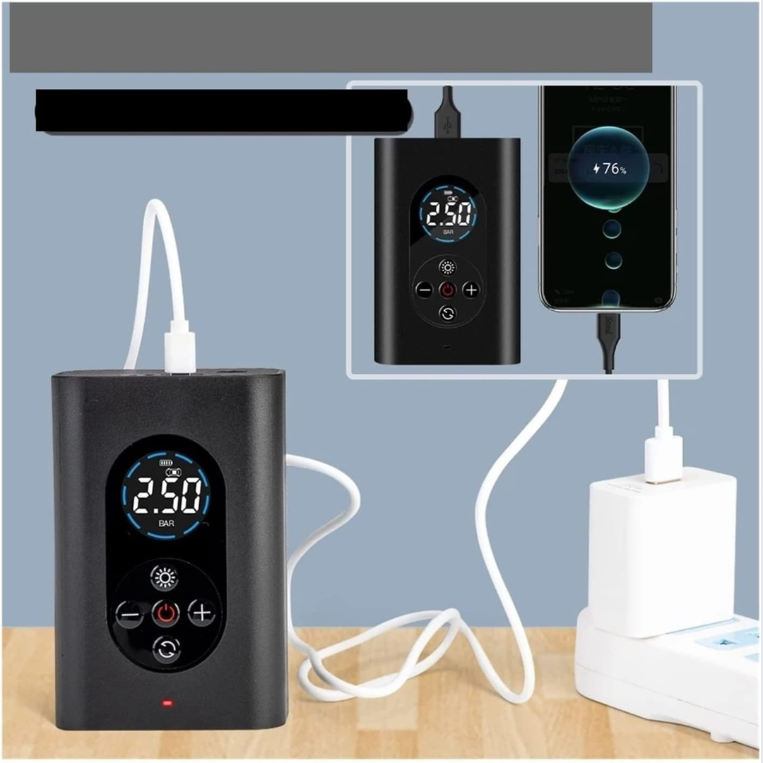 Bezdrôtový digitálny nafukovač pneumatík 250 PSI