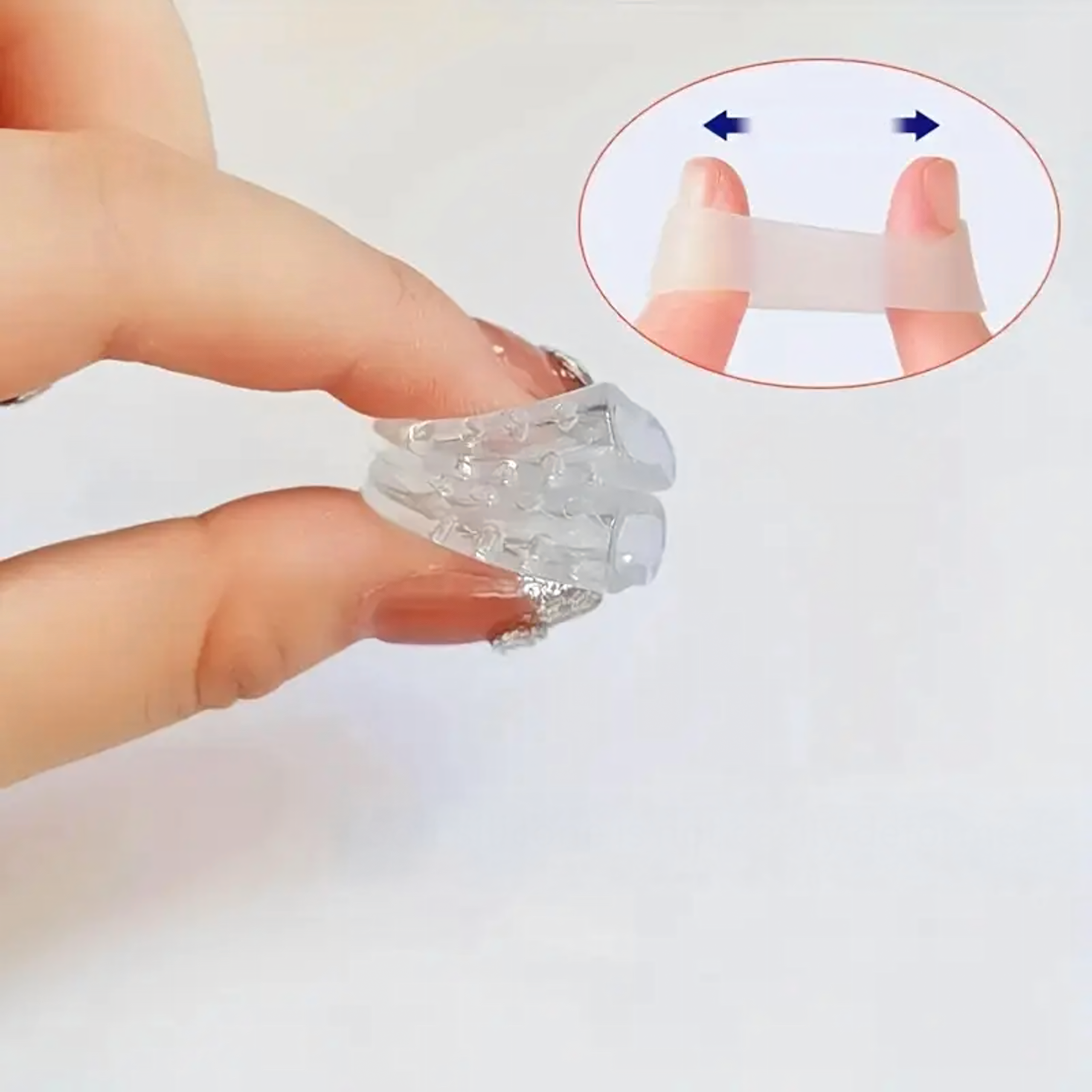 10 silikónových ochranných separátorov na prsty nôh a rúk