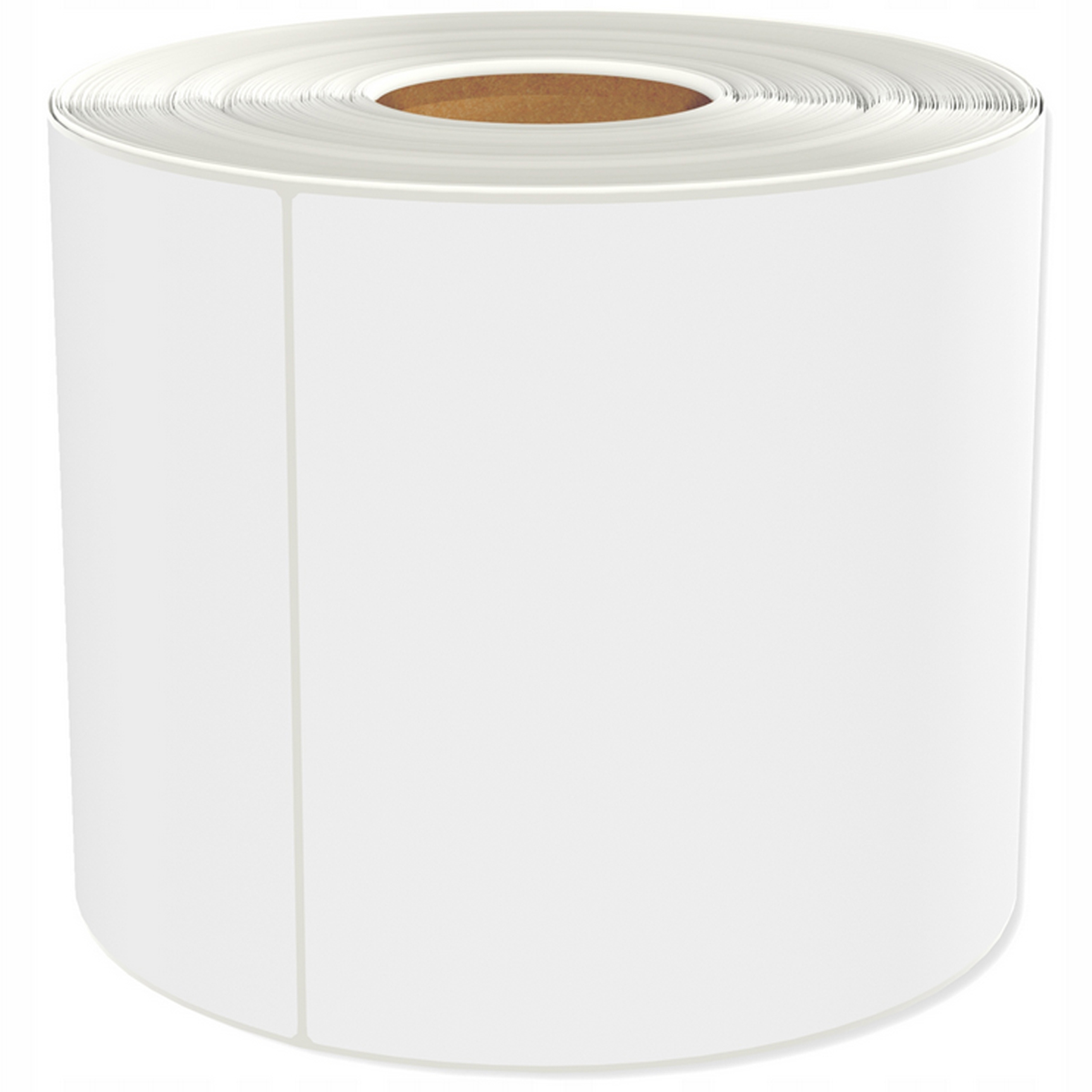 Biele termálne samolepiace etikety 100x150 mm, 500 ks, perforované